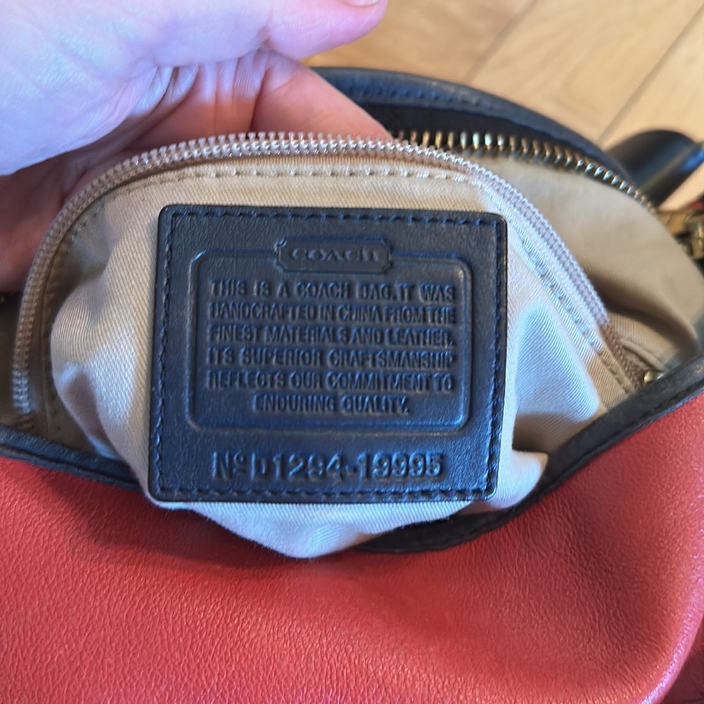 Coach Rugby Legacy Leather Colour Block Bag - Picture 13 of 16